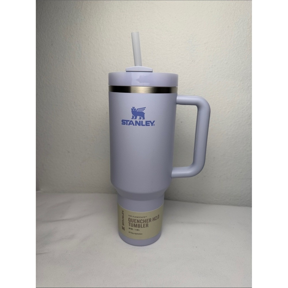 Stanley Classic Light purple Travel Tumbler with Handle 40 oz - Picture 7 of 8